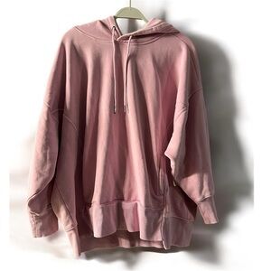 NWT Free People sprint to the finish hoodie medium, color cherry blossom.